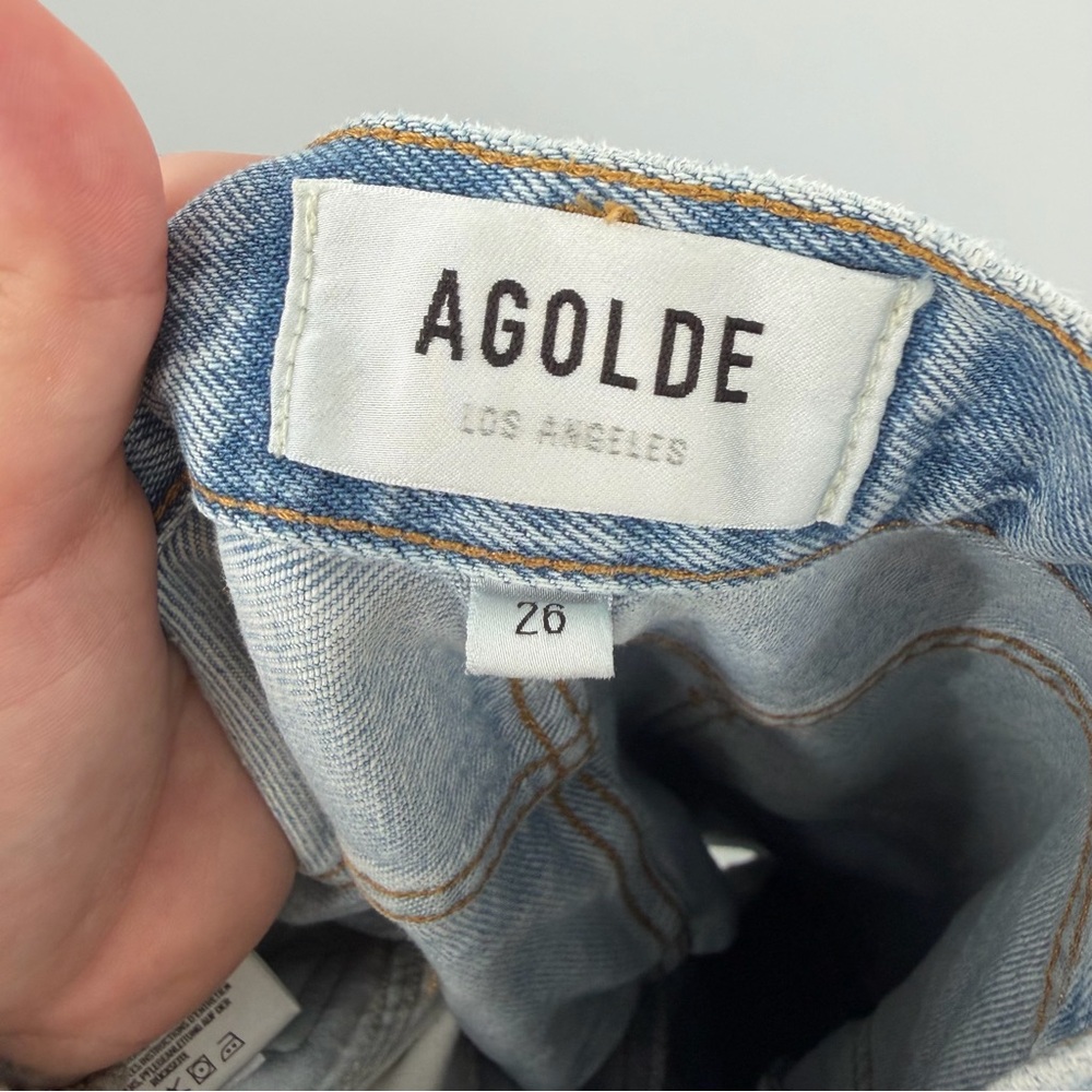 Agolde 90's Mid Rise Loose Fit Jeans in Snapshot - Picture 10 of 11